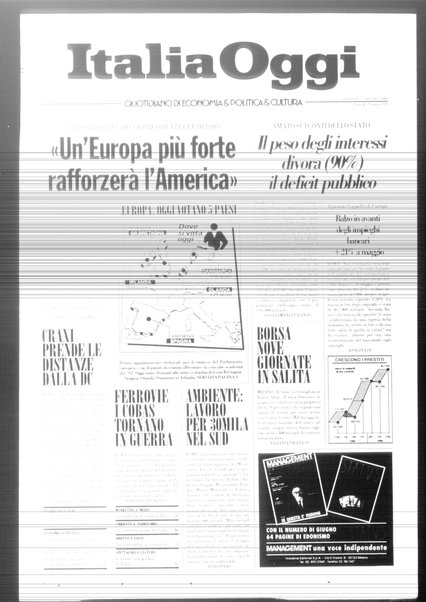 Italia oggi : quotidiano di economia finanza e politica